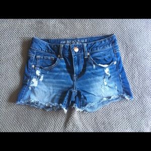 American Eagle Blue Women’s Shorts Size 4 Stretchy